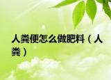 人粪便怎么做肥料（人粪）