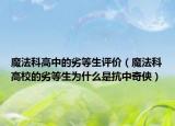 魔法科高中的劣等生评价（魔法科高校的劣等生为什么是抗中奇侠）