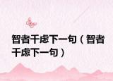 智者千虑下一句（智者千虑下一句）