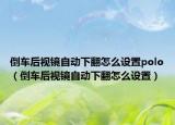 倒车后视镜自动下翻怎么设置polo（倒车后视镜自动下翻怎么设置）