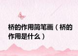 桥的作用简笔画（桥的作用是什么）