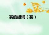 裳的组词（裳）