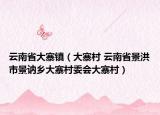 云南省大寨镇（大寨村 云南省景洪市景讷乡大寨村委会大寨村）