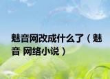 魅音网改成什么了（魅音 网络小说）