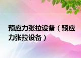预应力张拉设备（预应力张拉设备）