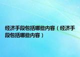 经济手段包括哪些内容（经济手段包括哪些内容）
