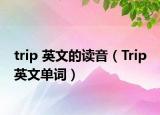 trip 英文的读音（Trip 英文单词）