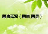 国事无双（国事 国是）