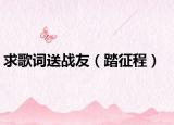 求歌词送战友（踏征程）