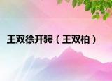 王双徐开骋（王双柏）