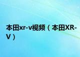 本田xr-v视频（本田XR-V）