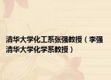 清华大学化工系张强教授（李强 清华大学化学系教授）