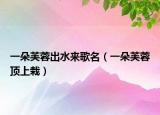 一朵芙蓉出水来歌名（一朵芙蓉顶上栽）