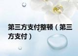 第三方支付整顿（第三方支付）
