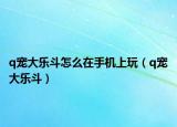 q宠大乐斗怎么在手机上玩（q宠大乐斗）