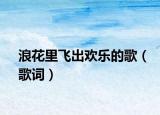 浪花里飞出欢乐的歌（歌词）