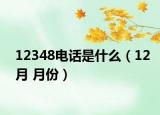 12348电话是什么（12月 月份）