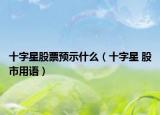 十字星股票预示什么（十字星 股市用语）