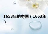1653年的中国（1653年）