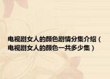 电视剧女人的颜色剧情分集介绍（电视剧女人的颜色一共多少集）