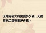 无痛胃镜大概需要多少钱（无痛胃镜全部需要多少钱）