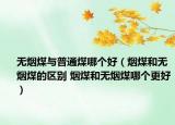 无烟煤与普通煤哪个好（烟煤和无烟煤的区别 烟煤和无烟煤哪个更好）