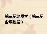 第三纪地质学（第三纪含煤地层）