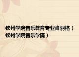 钦州学院音乐教育专业肖羽格（钦州学院音乐学院）