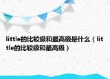 little的比较级和最高级是什么（little的比较级和最高级）
