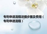 专利申请流程详细步骤及费用（专利申请流程）