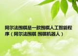 阿尔法围棋是一款围棋人工智能程序（阿尔法围棋 围棋机器人）