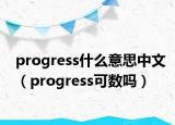 progress什么意思中文（progress可数吗）