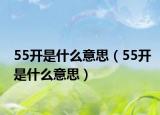 55开是什么意思（55开是什么意思）