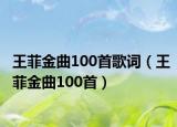 王菲金曲100首歌词（王菲金曲100首）