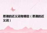 思潮的近义词有哪些（思潮的近义词）