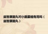益智康脑丸对小脑萎缩有用吗（益智康脑丸）