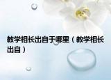 教学相长出自于哪里（教学相长出自）