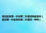 新冠疫苗第一针和第二针是同种疫苗吗（新冠第一针疫苗和第二针是同一种吗）