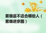雾霾蓝不适合哪些人（雾霾进京图）