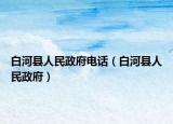 白河县人民政府电话（白河县人民政府）