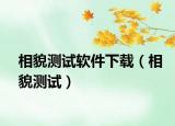相貌测试软件下载（相貌测试）