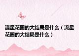 流星花园的大结局是什么（流星花园的大结局是什么）