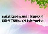 修真聊天群小说百科（修真聊天群 网络写手圣骑士的传说创作的小说）