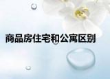 商品房住宅和公寓区别