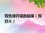 双色球开奖的结果（双孖JL）