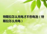特斯拉怎么充电才不伤电池（特斯拉怎么充电）