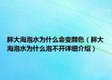 胖大海泡水为什么会变颜色（胖大海泡水为什么泡不开详细介绍）