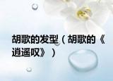 胡歌的发型（胡歌的《逍遥叹》）