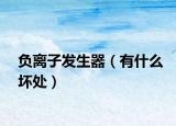 负离子发生器（有什么坏处）