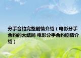 分手合约完整剧情介绍（电影分手合约的大结局 电影分手合约剧情介绍）